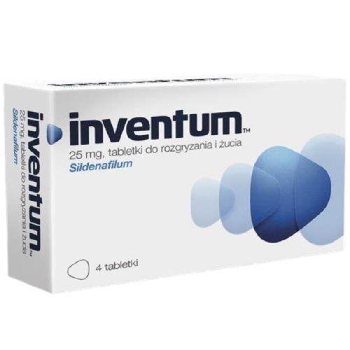 leki na potencję bez recepty Inventum 25mg 4 tabl